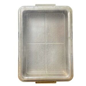 Vintage REMA Aluminum 13x9x2 1/4 Double Wall Air Bake Pan Lid Brownies Lasagna